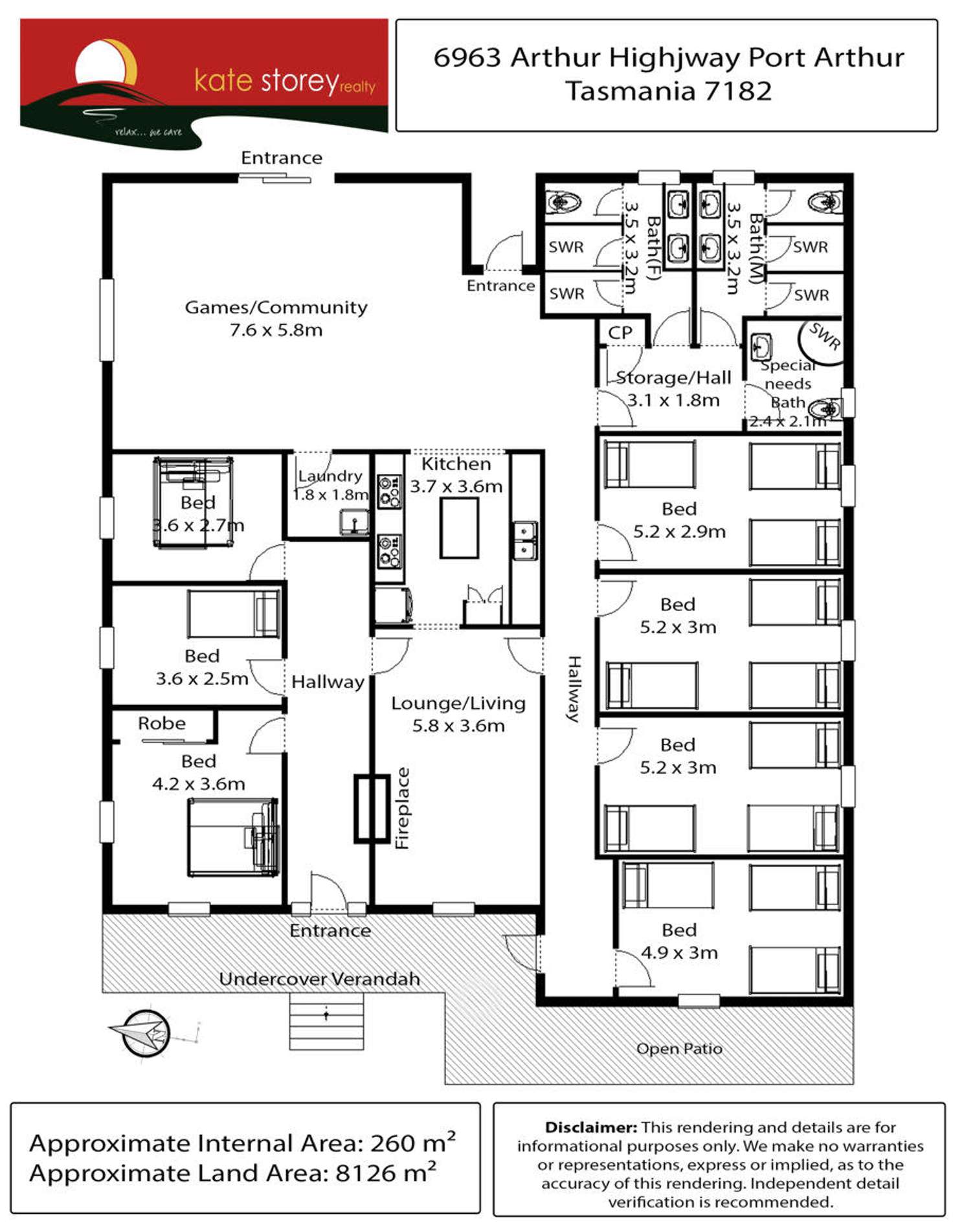 Floorplan of Homely house listing, 6963 Arthur Highway, Port Arthur TAS 7182
