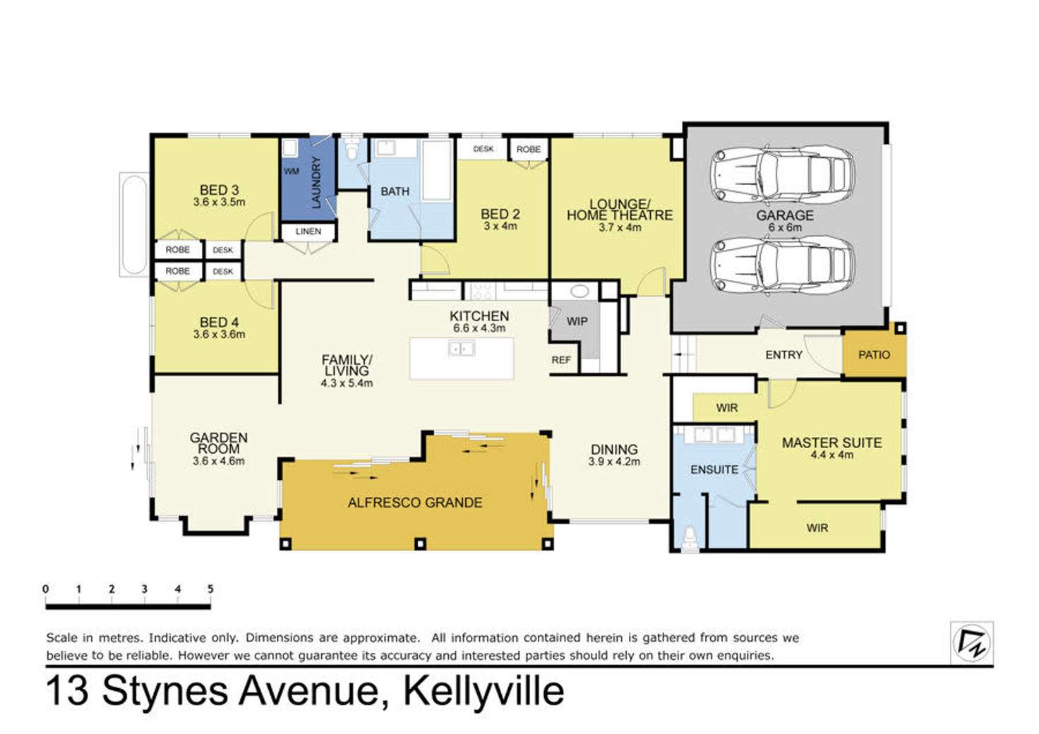 Floorplan of Homely house listing, 13 Stynes avenue, Kellyville NSW 2155