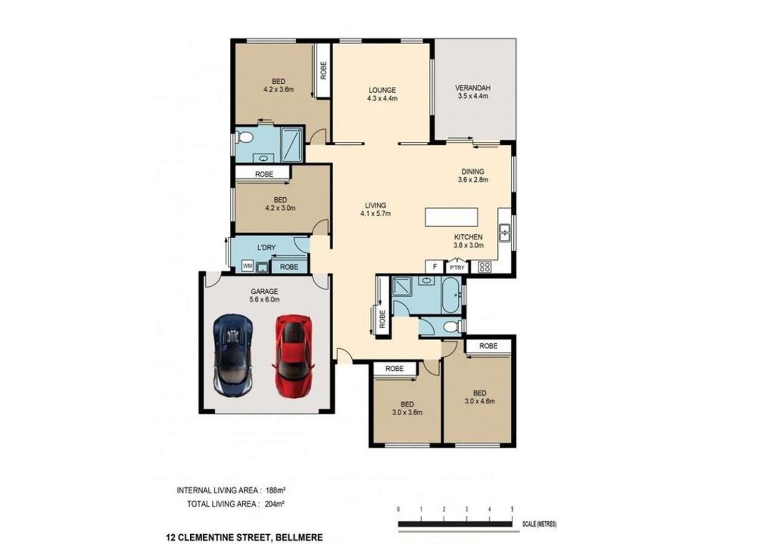 Floorplan of Homely house listing, 12 Clementine Street, Bellmere QLD 4510