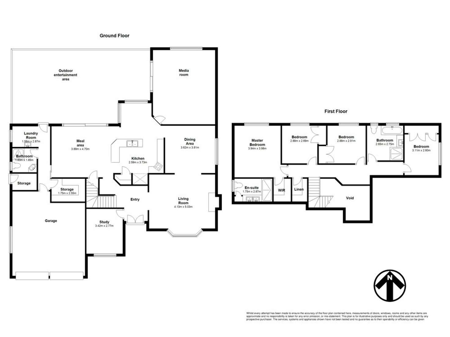 Floorplan of Homely house listing, 45 Tetragona Drive, Arana Hills QLD 4054