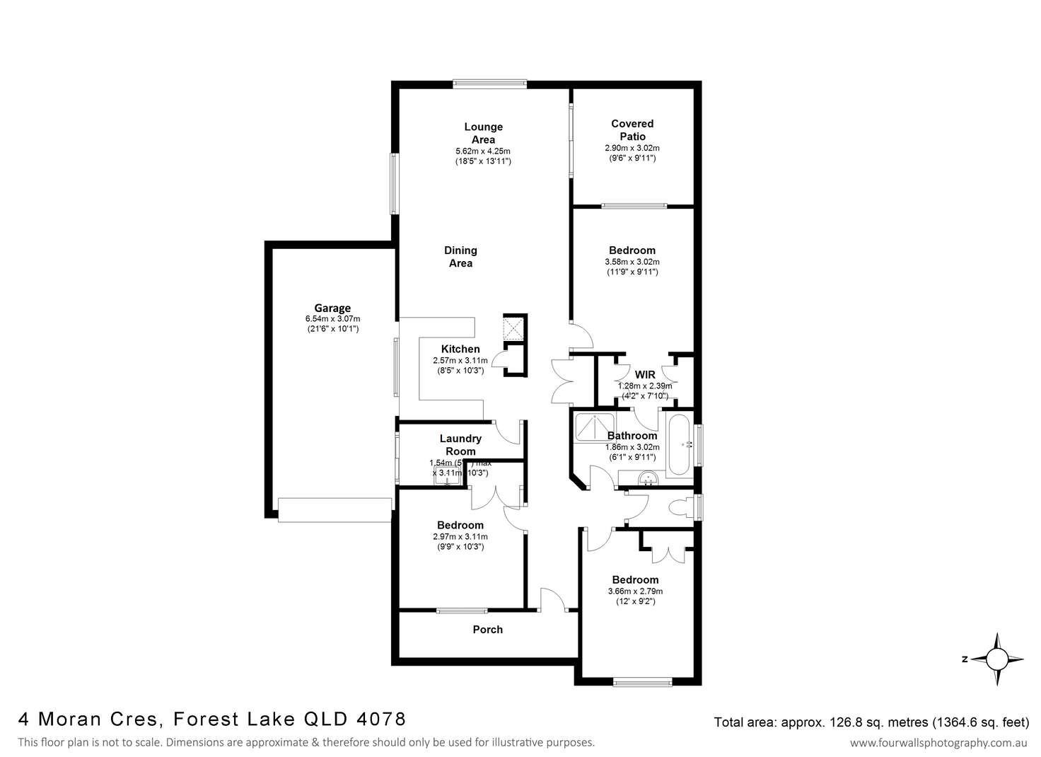 Floorplan of Homely house listing, 4 Moran Cr, Forest Lake QLD 4078