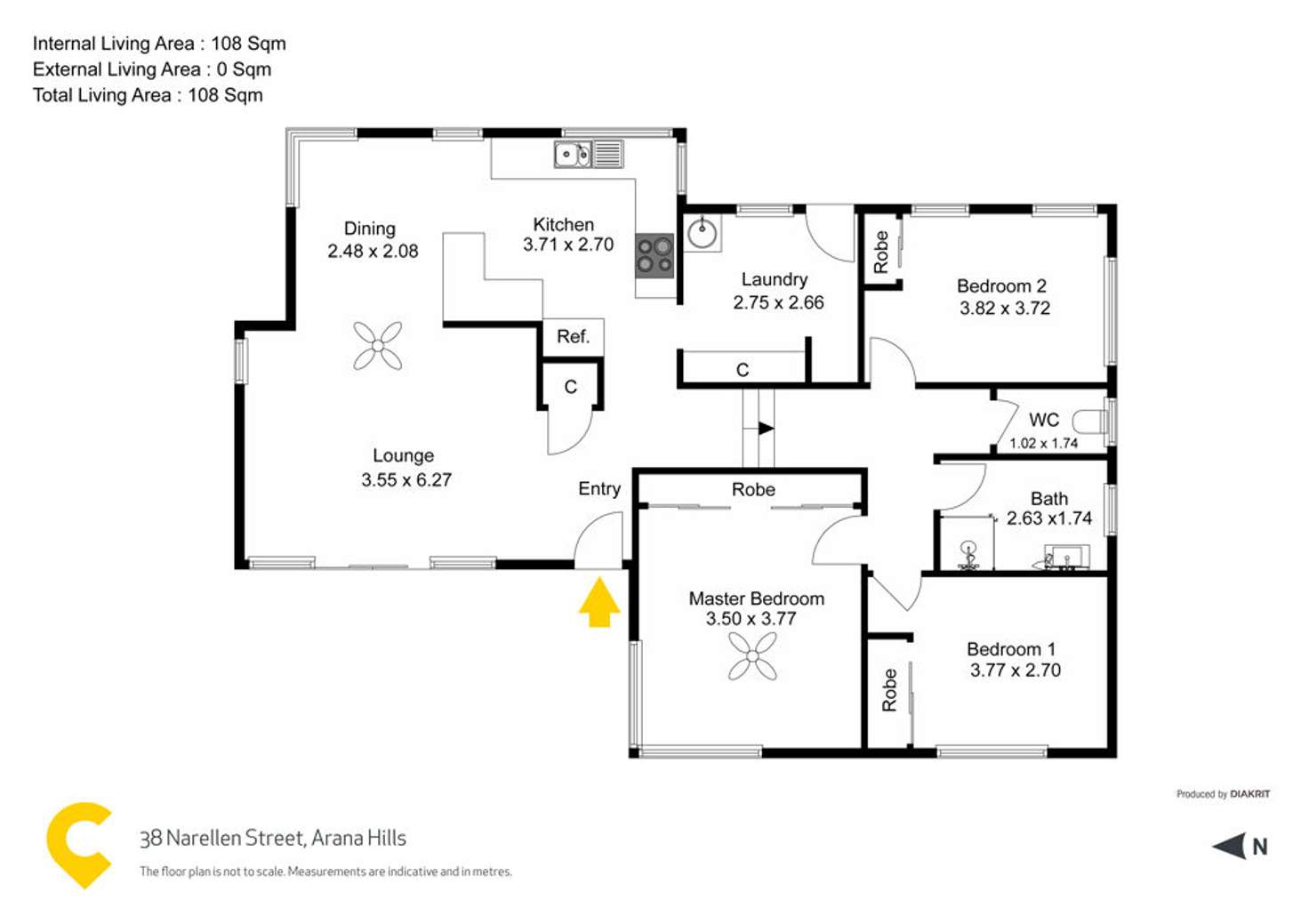 Floorplan of Homely house listing, 38 Narellan Street, Arana Hills QLD 4054