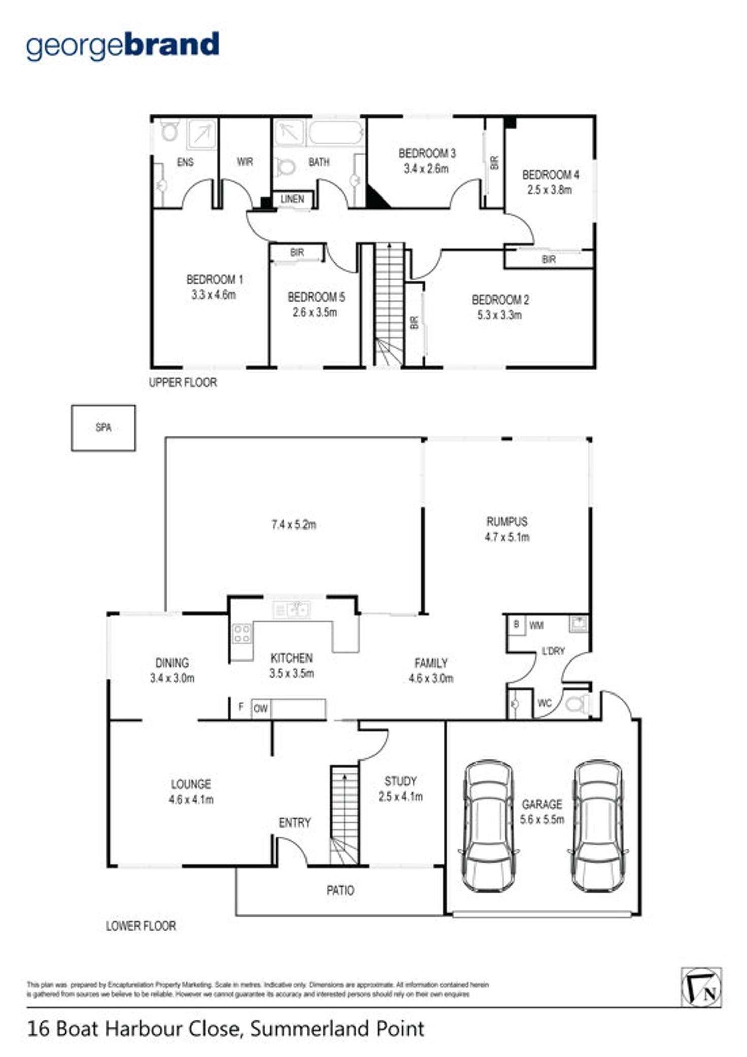 Floorplan of Homely house listing, 16 Boat Harbour Close, Summerland Point NSW 2259