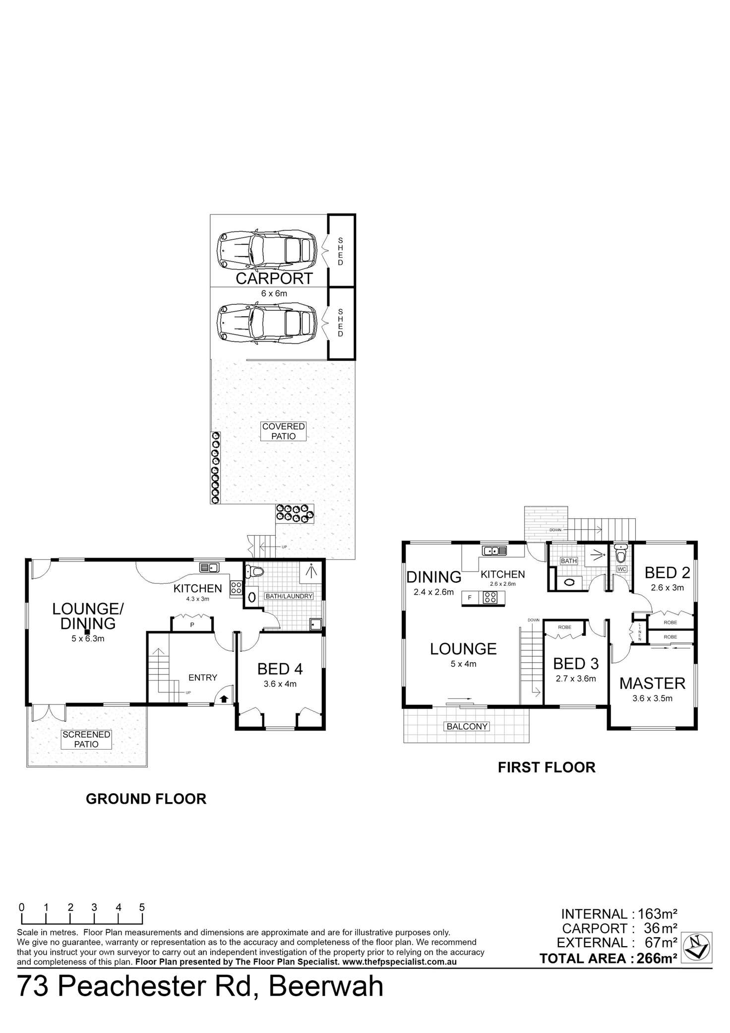 Floorplan of Homely house listing, 73 Peachester Rd, Beerwah QLD 4519