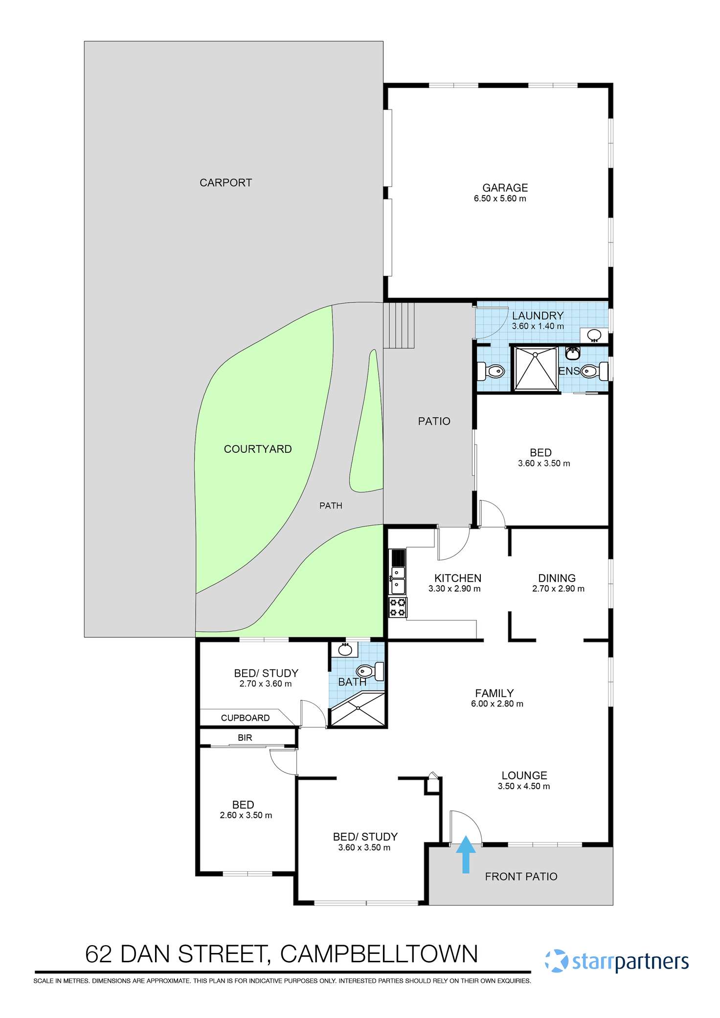 Floorplan of Homely house listing, 62 Dan St, Campbelltown NSW 2560