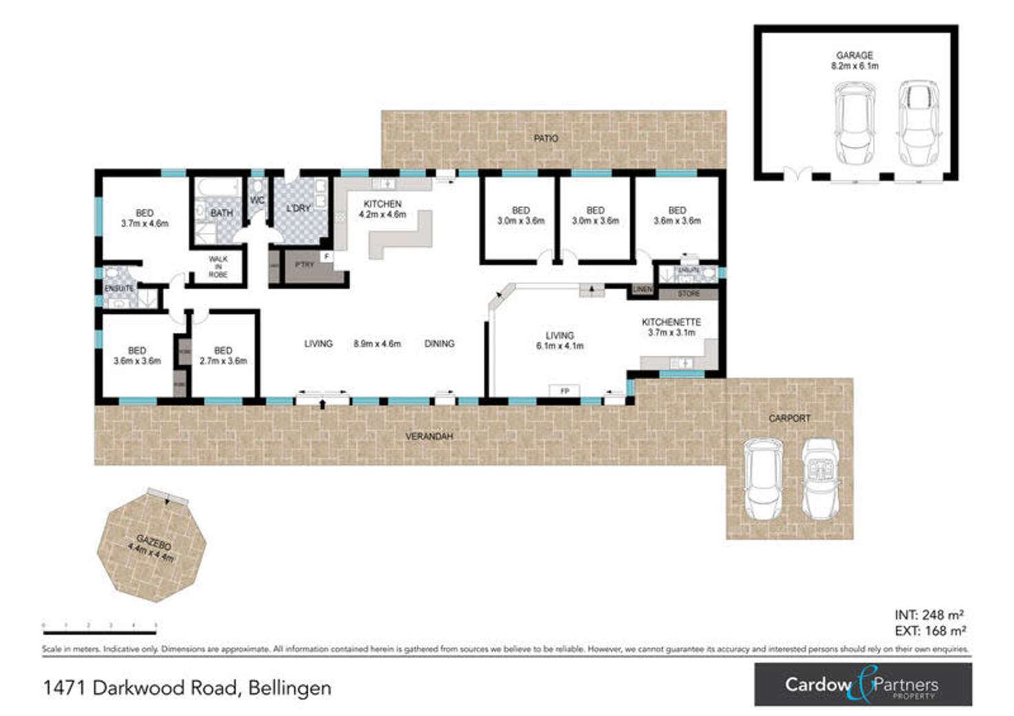 Floorplan of Homely acreageSemiRural listing, 1471 Darkwood Road, Bellingen NSW 2454