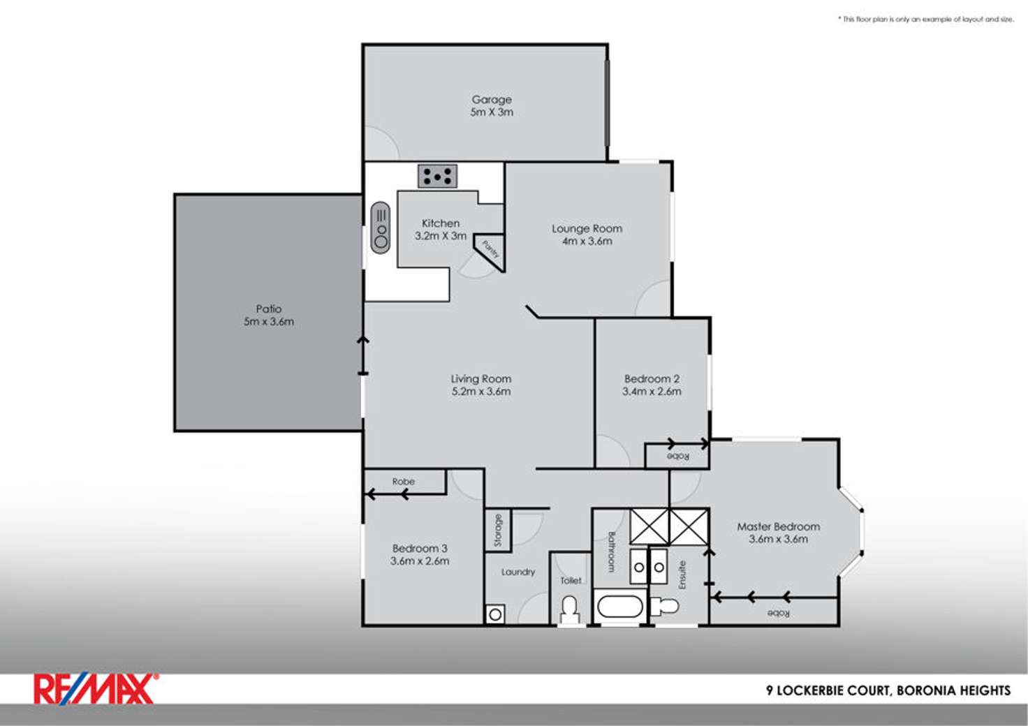 Floorplan of Homely house listing, 9 Lockerbie court, Boronia Heights QLD 4124