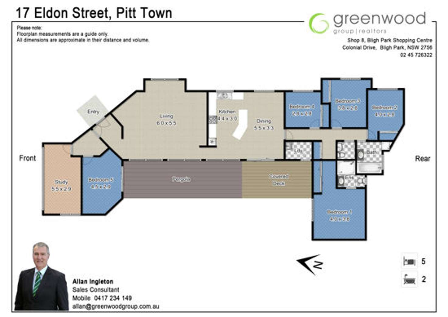 Floorplan of Homely house listing, 17 Eldon Street, Pitt Town NSW 2756