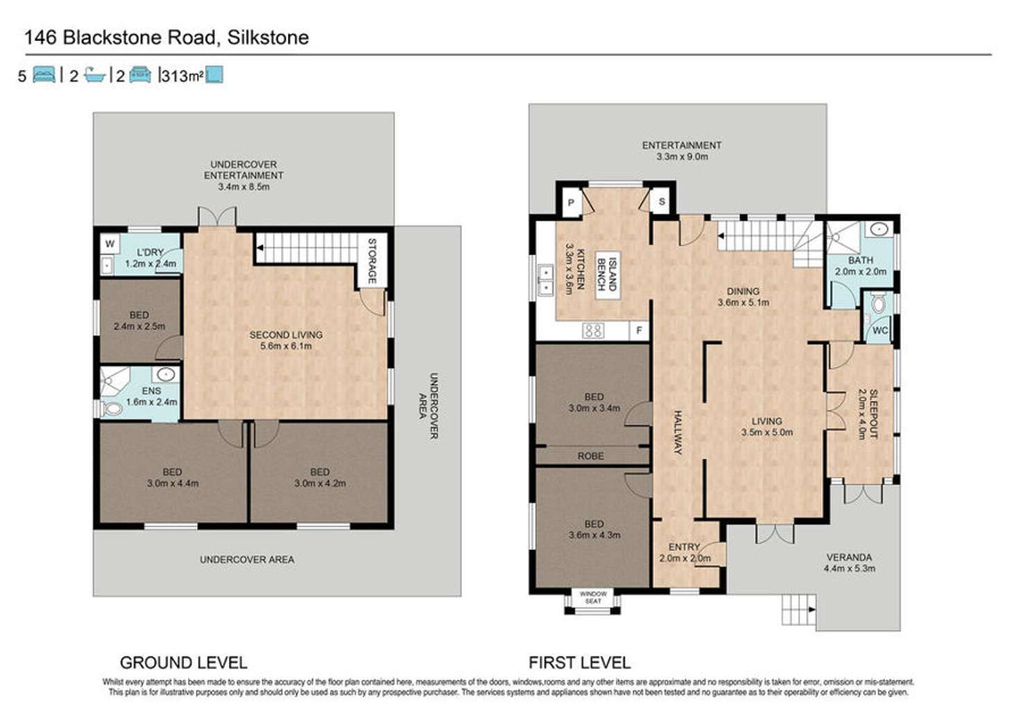 Floorplan of Homely house listing, 146 Blackstone Road, Silkstone QLD 4304