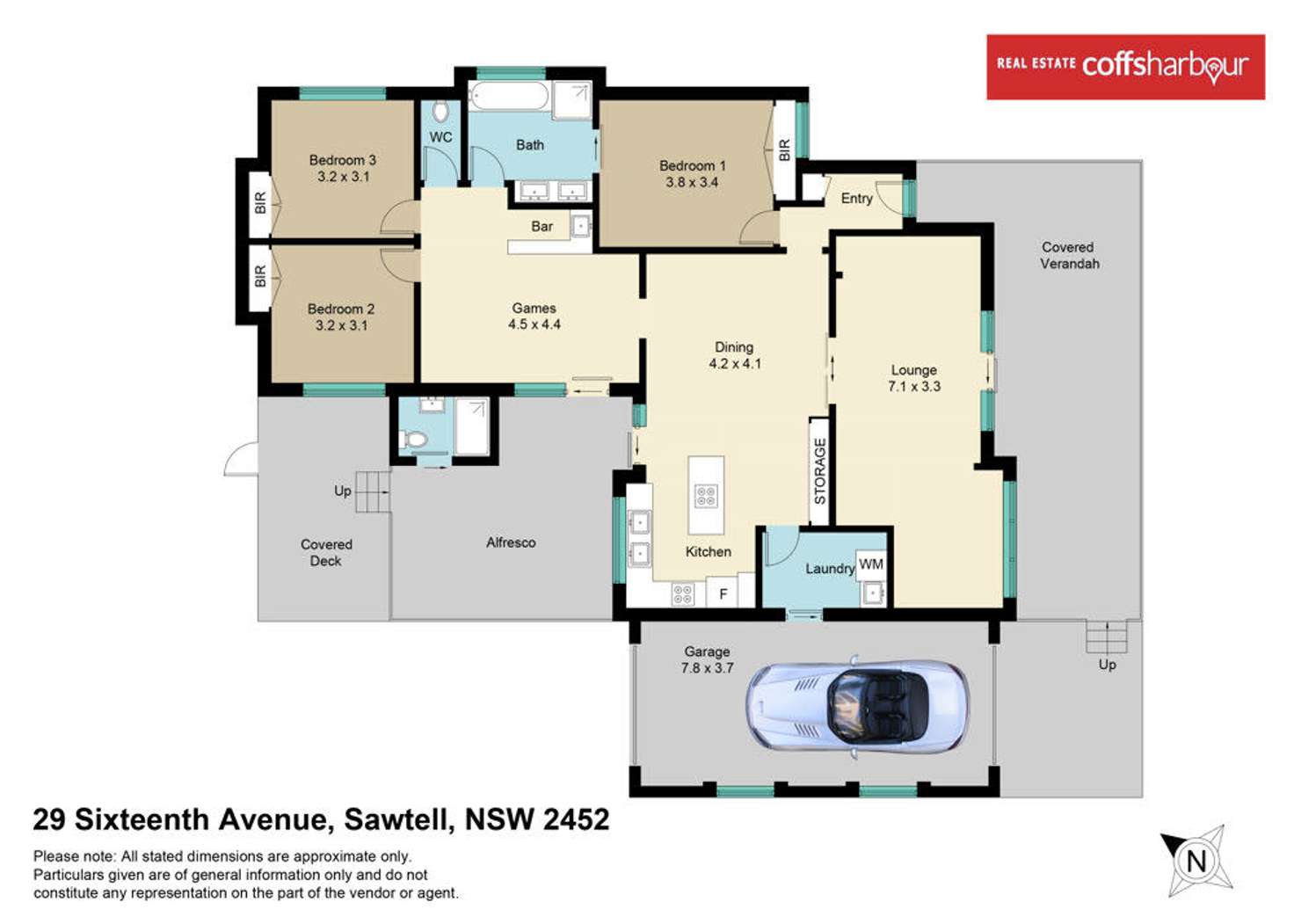 Floorplan of Homely house listing, 29 Sixteenth Avenue, Sawtell NSW 2452