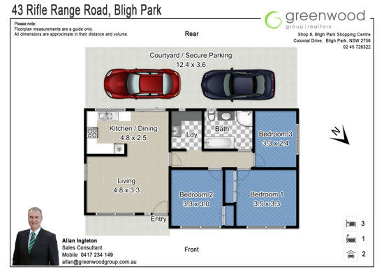 Floorplan of Homely house listing, 43 Rifle Range Road, Bligh Park NSW 2756