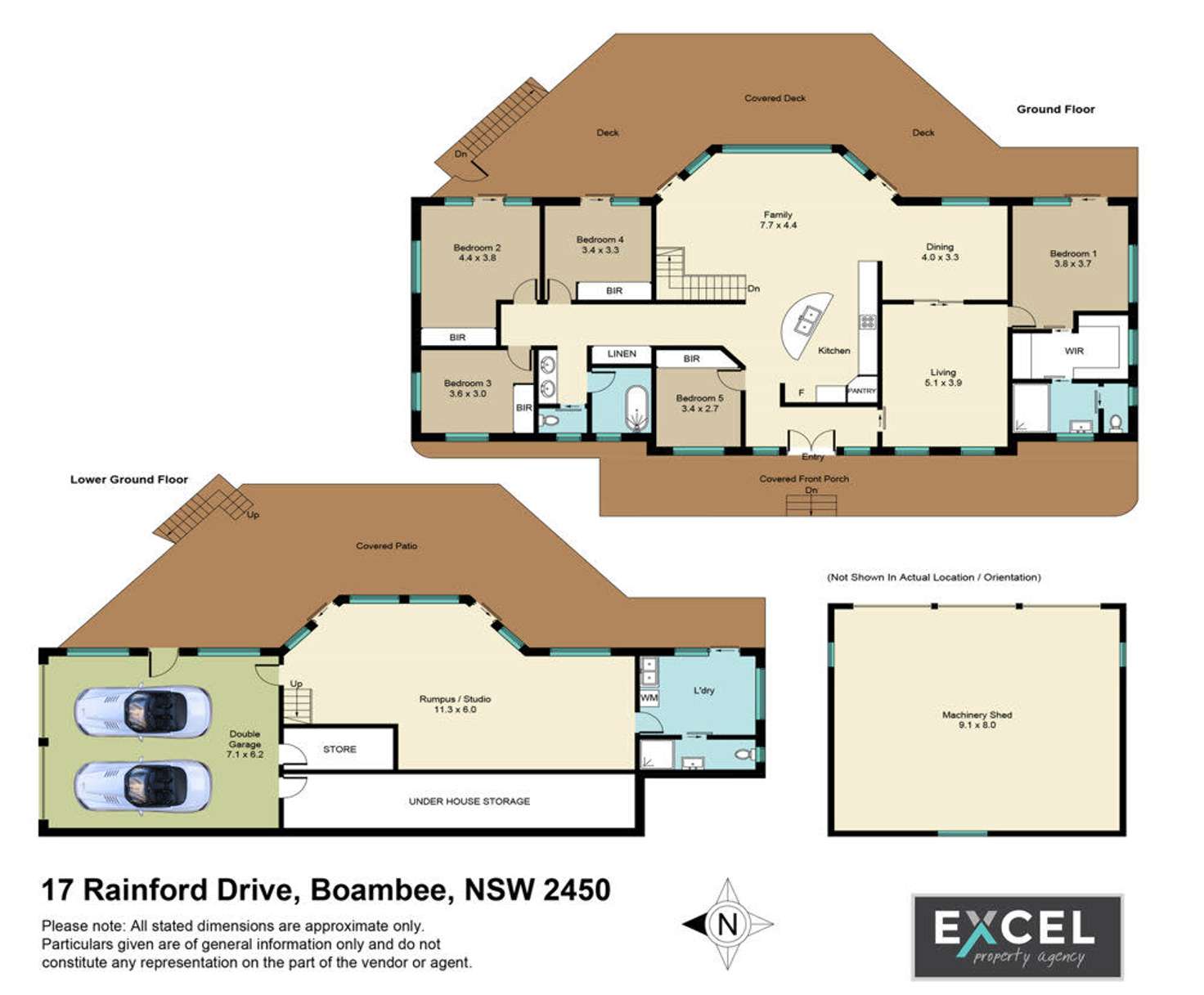 Floorplan of Homely acreageSemiRural listing, 17 Rainford Drive, Boambee NSW 2450