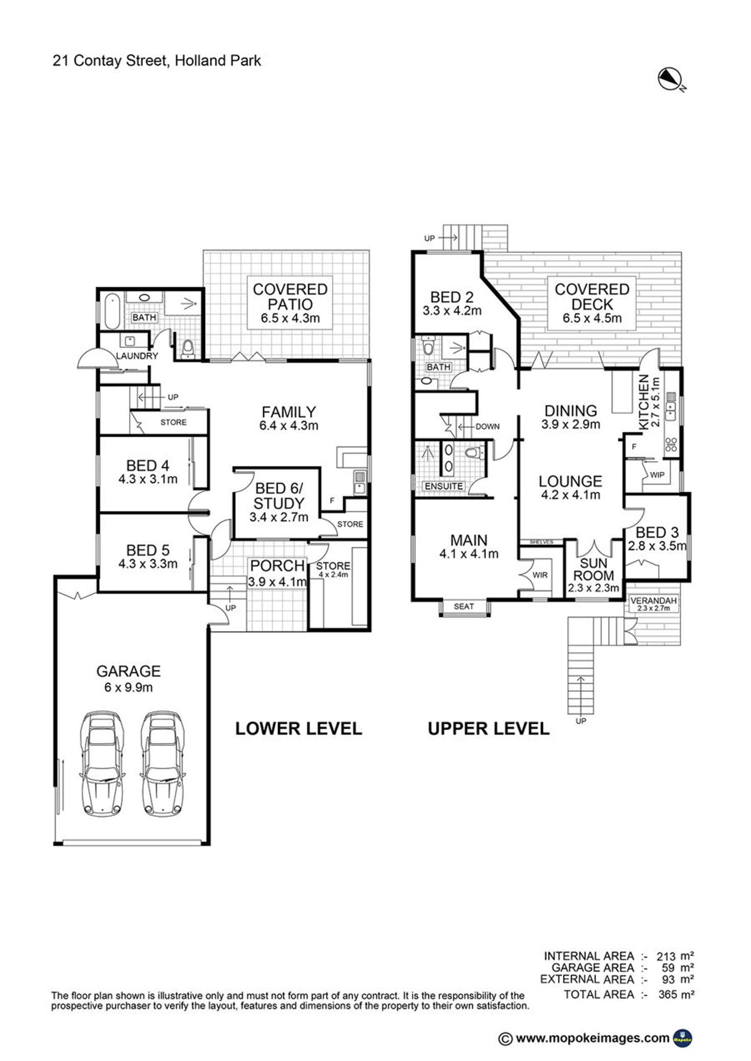 Floorplan of Homely house listing, 21 Contay St, Holland Park QLD 4121