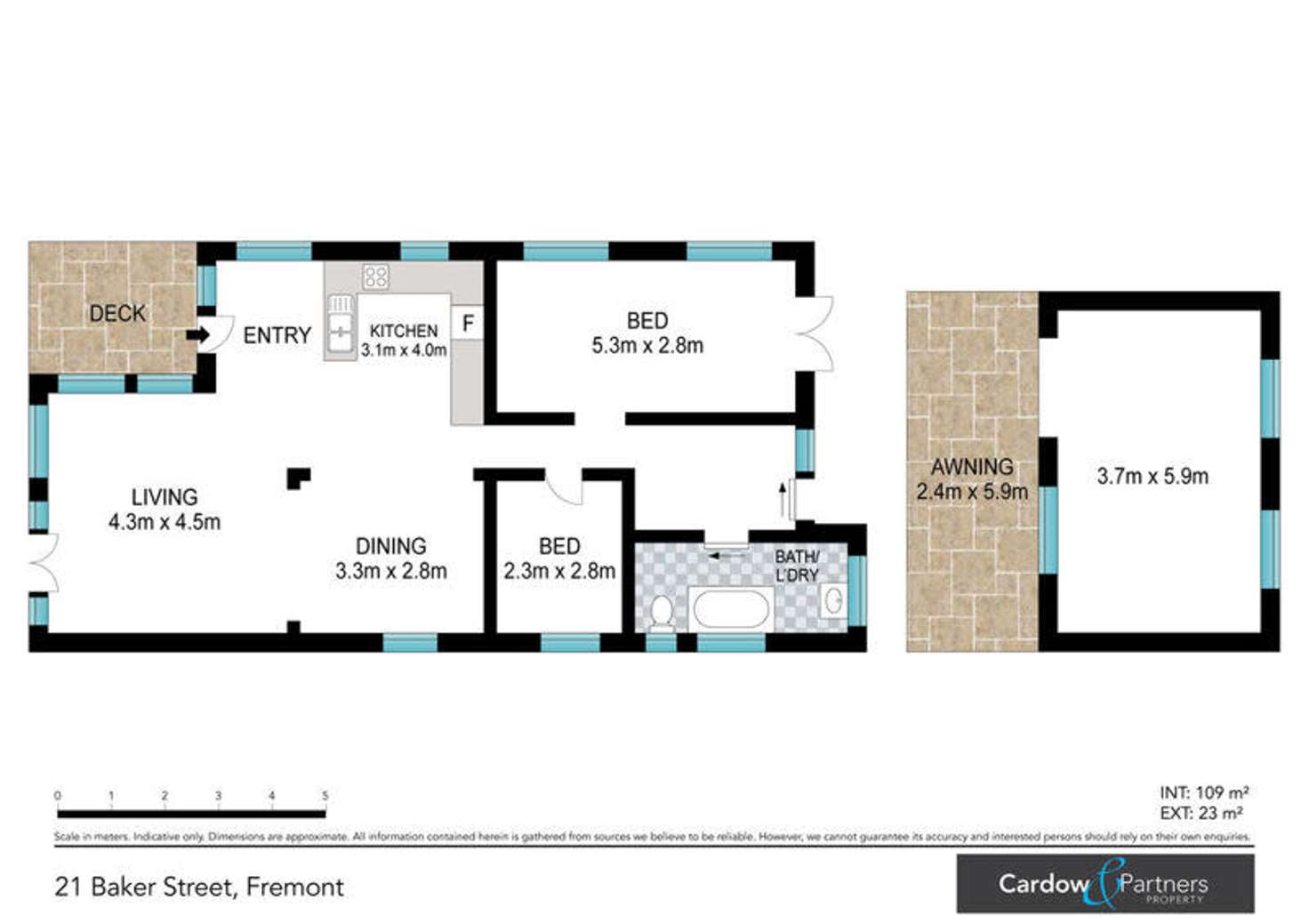Floorplan of Homely house listing, 21 Baker Street, Fernmount NSW 2454