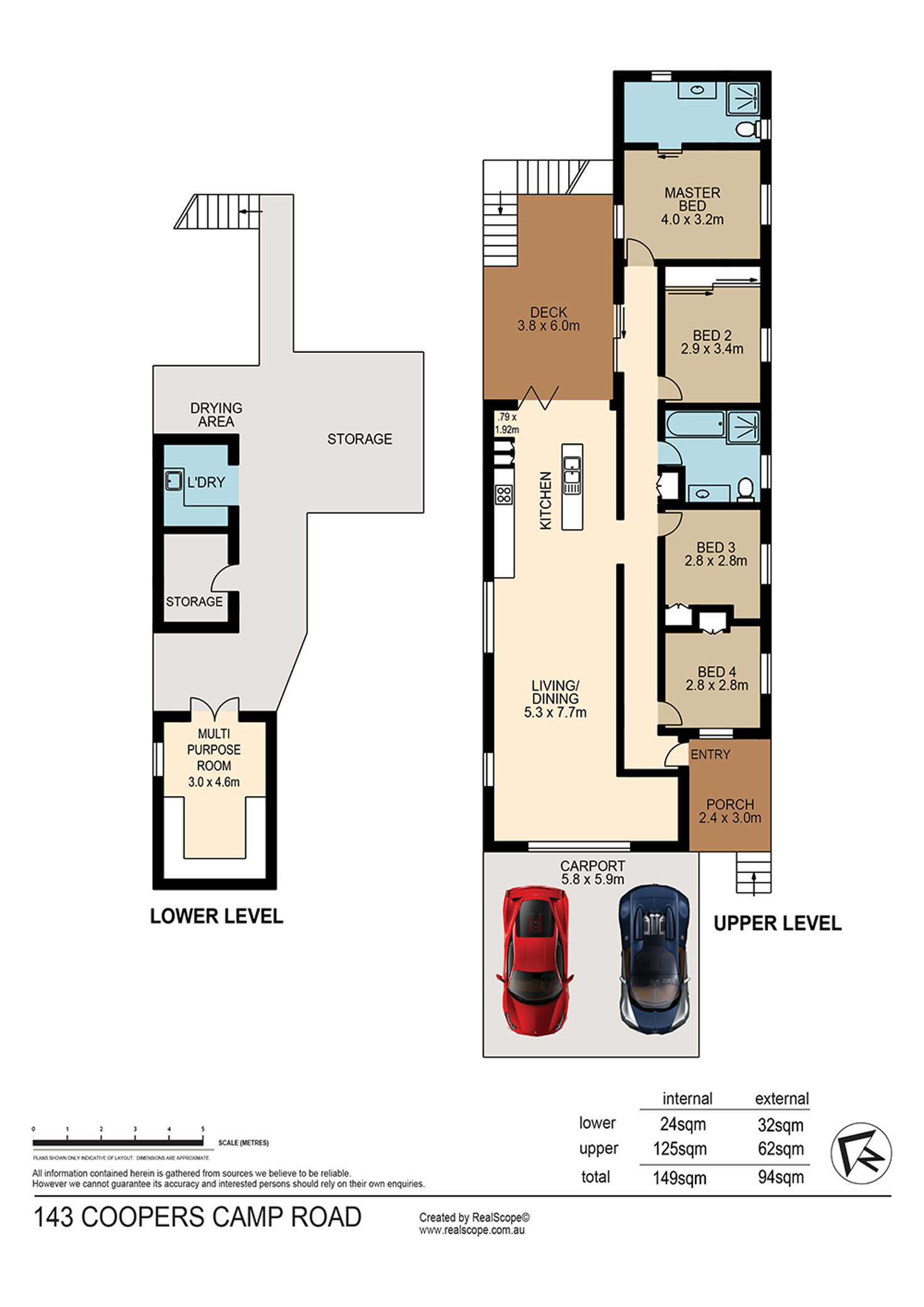Floorplan of Homely house listing, 143 Coopers Camp Road, Bardon QLD 4065