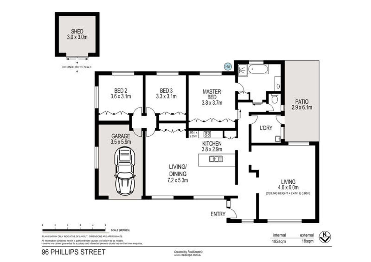 Floorplan of Homely house listing, 96 Phillips Street, Bracken Ridge QLD 4017