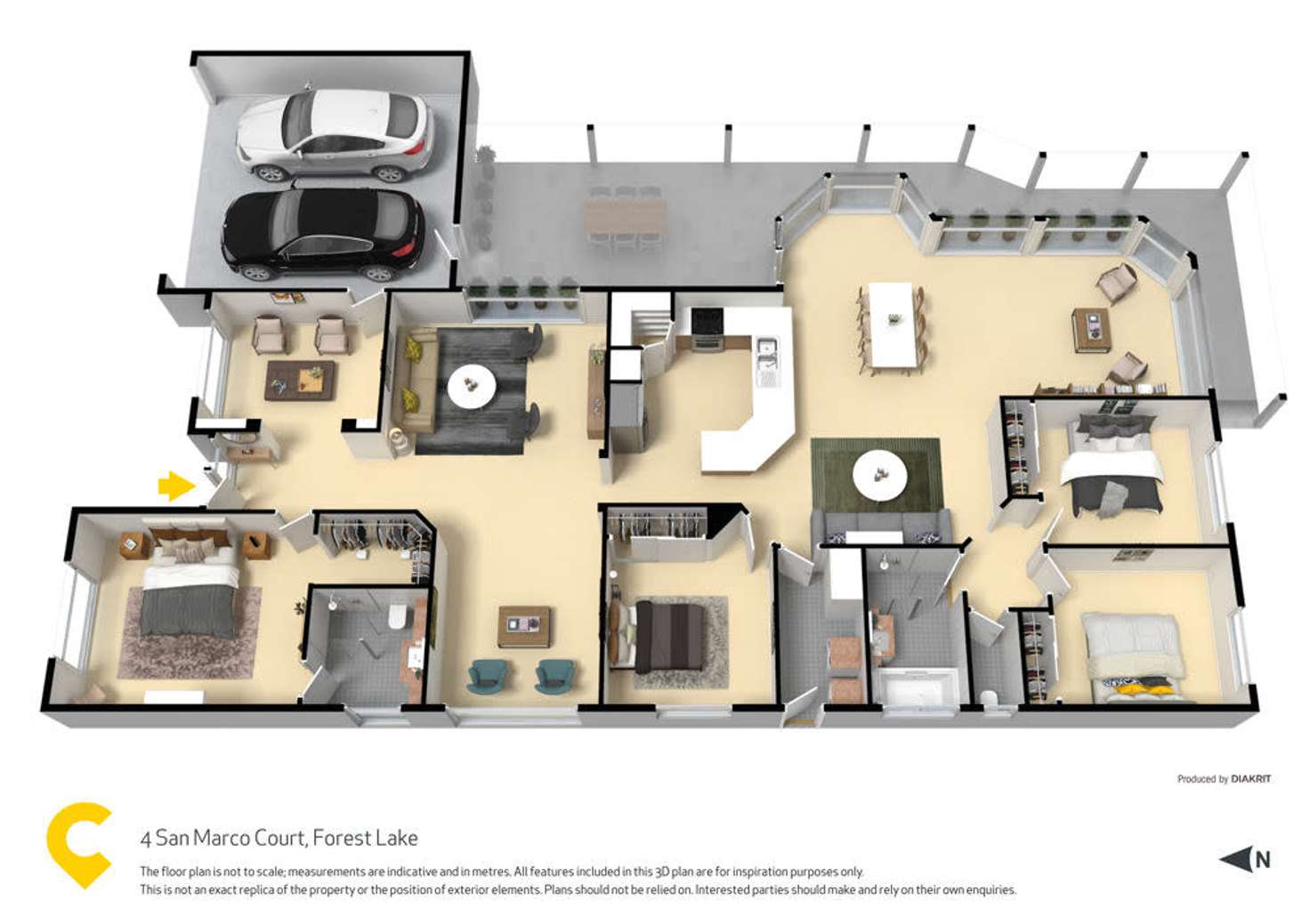 Floorplan of Homely house listing, 4 San Marco Court, Forest Lake QLD 4078