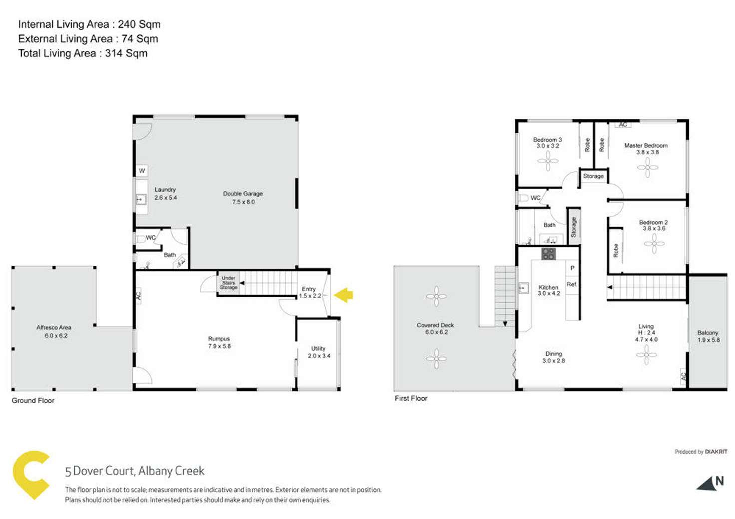 Floorplan of Homely house listing, 5 Dover Court, Albany Creek QLD 4035