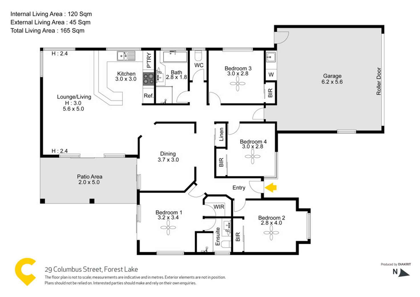 Floorplan of Homely house listing, 29 Columbus Place, Forest Lake QLD 4078
