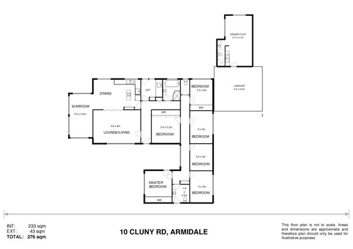 Floorplan of Homely house listing, 10 Cluny Road, Armidale NSW 2350