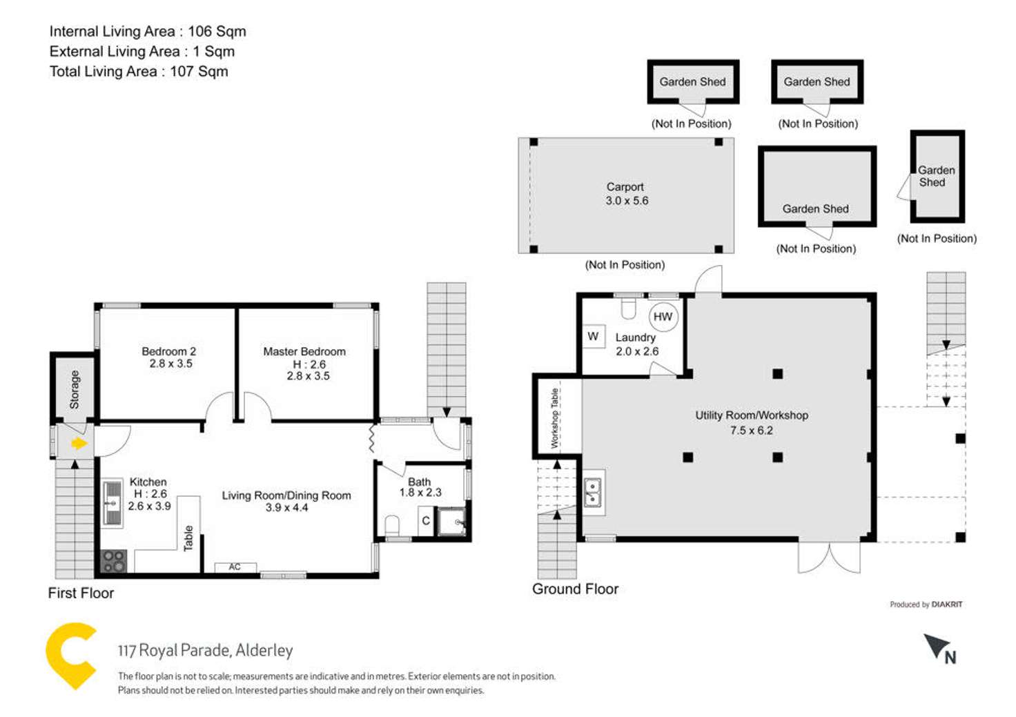 Floorplan of Homely house listing, 117 Royal Parade, Alderley QLD 4051