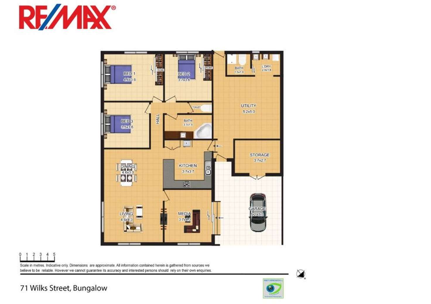 Floorplan of Homely house listing, 71 Wilks Street, Bungalow QLD 4870