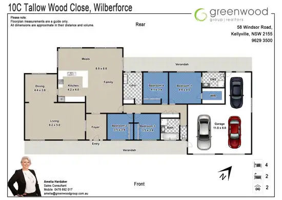 Floorplan of Homely rural property listing, 10C Tallow Wood Close, Wilberforce NSW 2756
