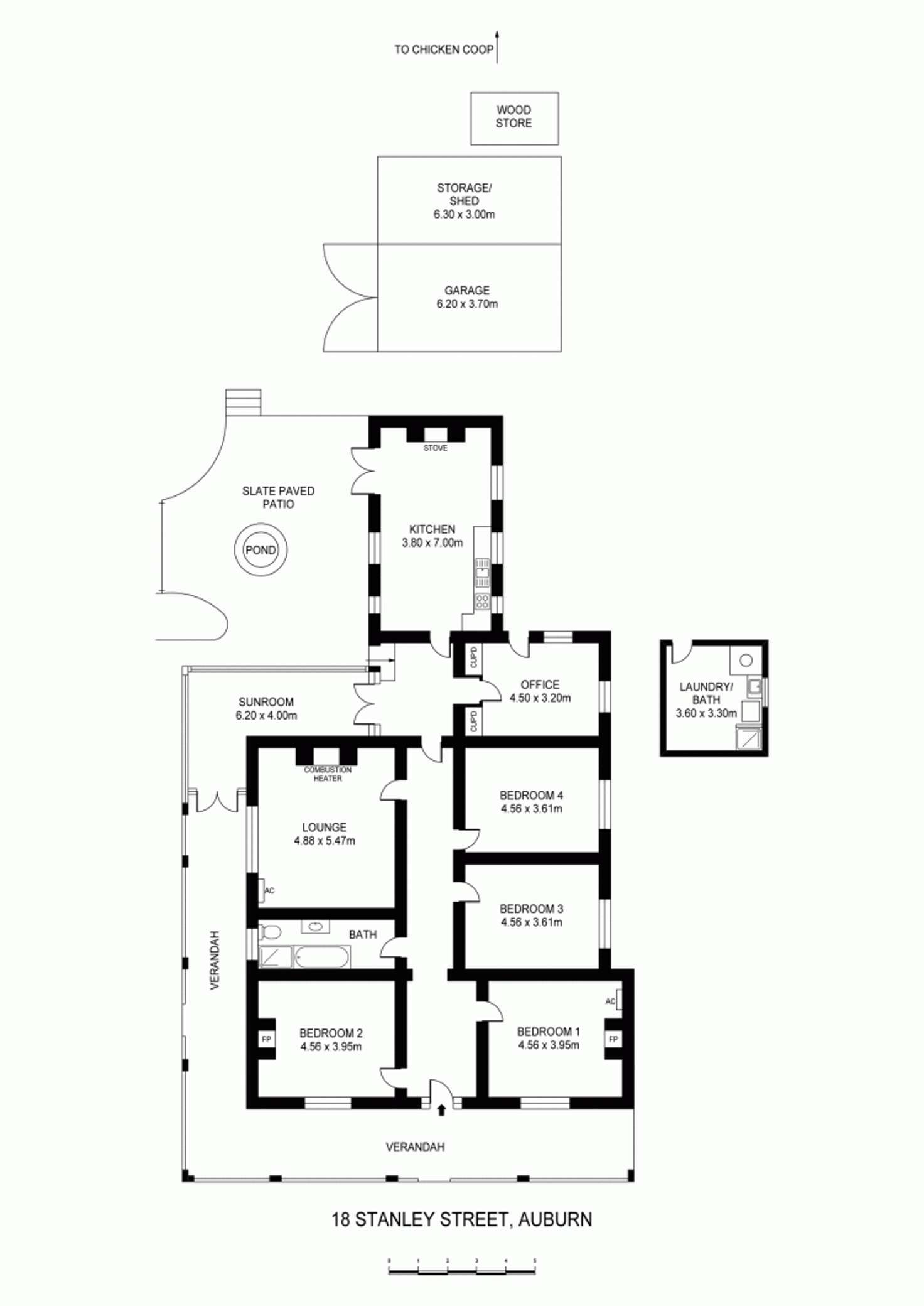 Floorplan of Homely house listing, 20a Stanley Street, Auburn SA 5451