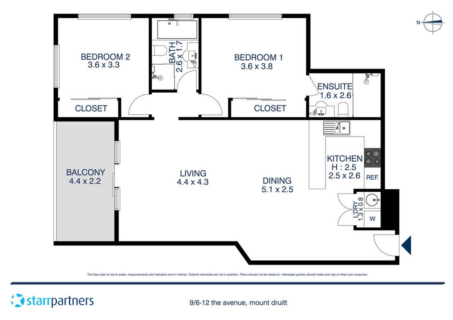 Floorplan of Homely unit listing, 9/6-12 The Avenue, Mount Druitt NSW 2770