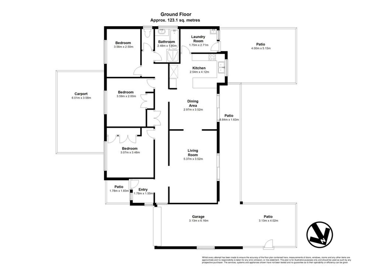 Floorplan of Homely house listing, 8 Arnica Crescent, Bald Hills QLD 4036