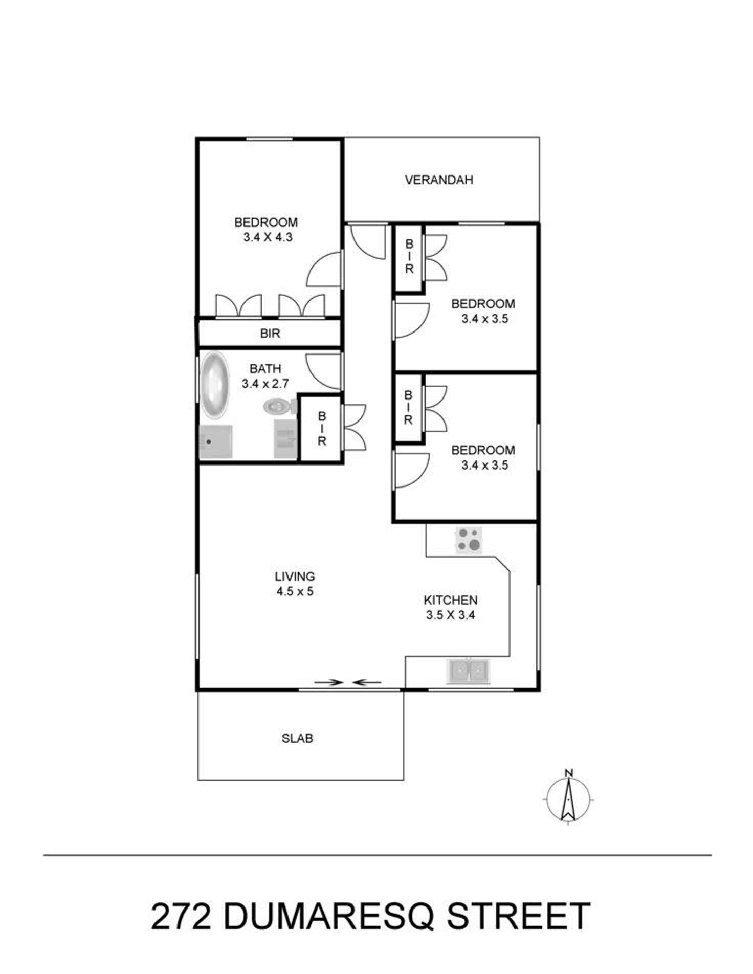 Floorplan of Homely house listing, 272 Dumaresq Street, Armidale NSW 2350