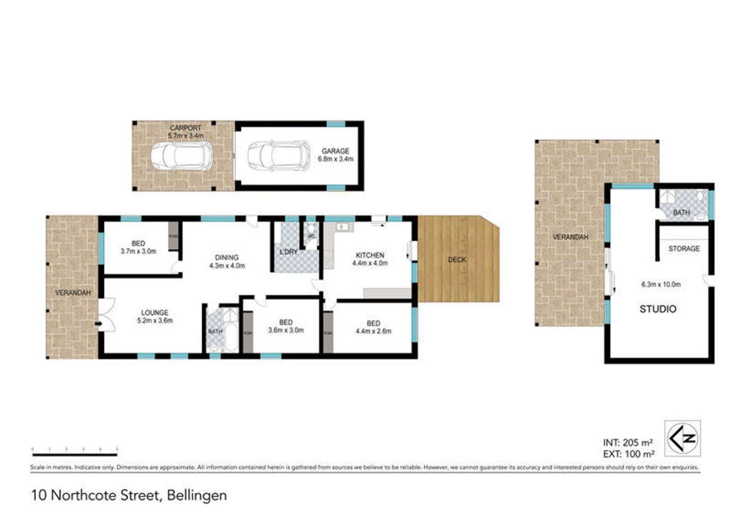 Floorplan of Homely house listing, 10 Northcote Street, Bellingen NSW 2454