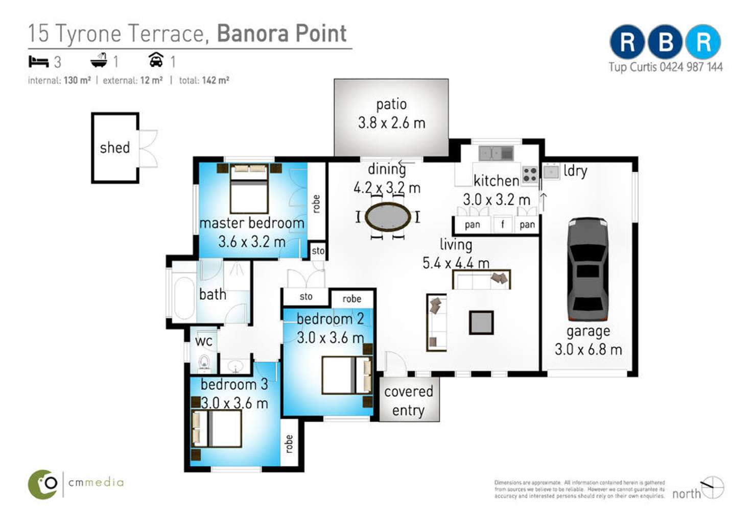 Floorplan of Homely house listing, 15 Tyrone Terrace, Banora Point NSW 2486