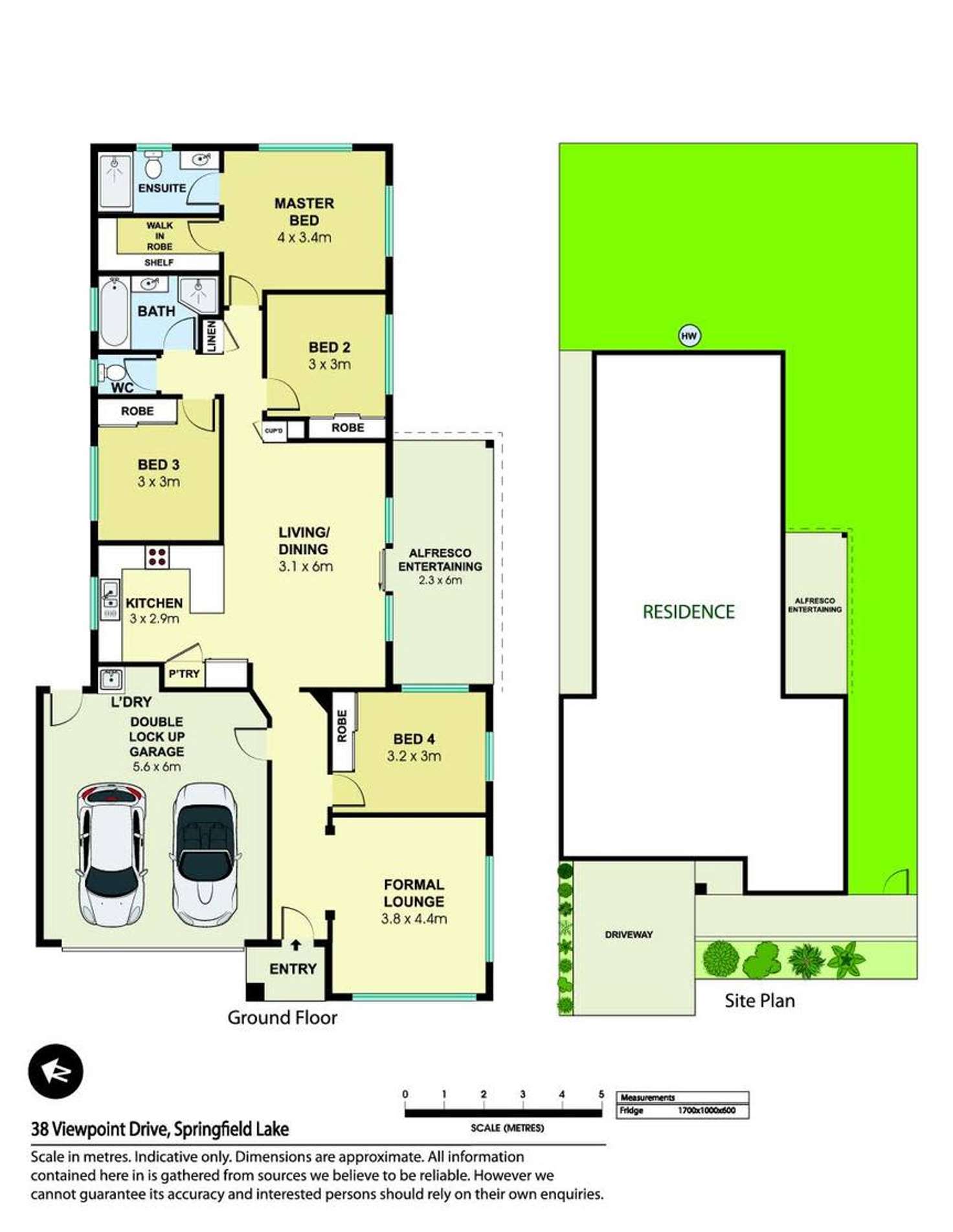 Floorplan of Homely house listing, 38 Viewpoint Drive, Springfield Lakes QLD 4300