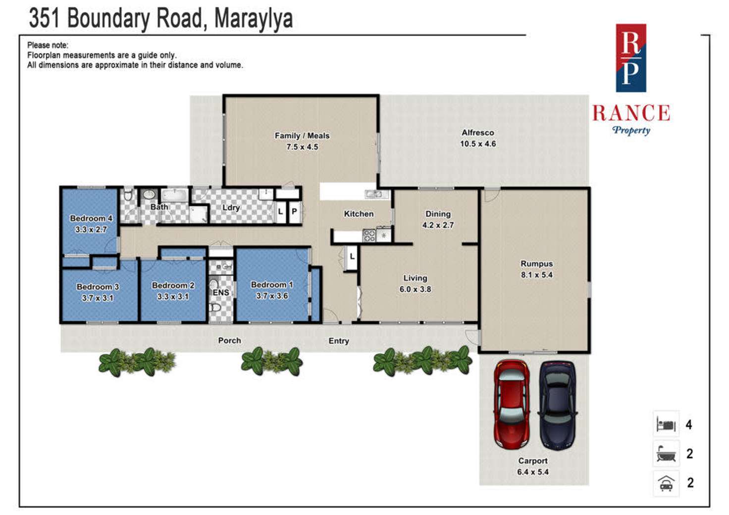 Floorplan of Homely house listing, 351 Boundary Road, Maraylya NSW 2765