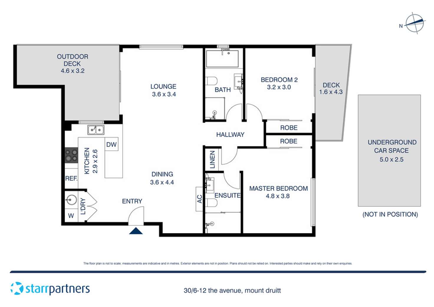 Floorplan of Homely unit listing, 30/6-12 The Avenue, Mount Druitt NSW 2770