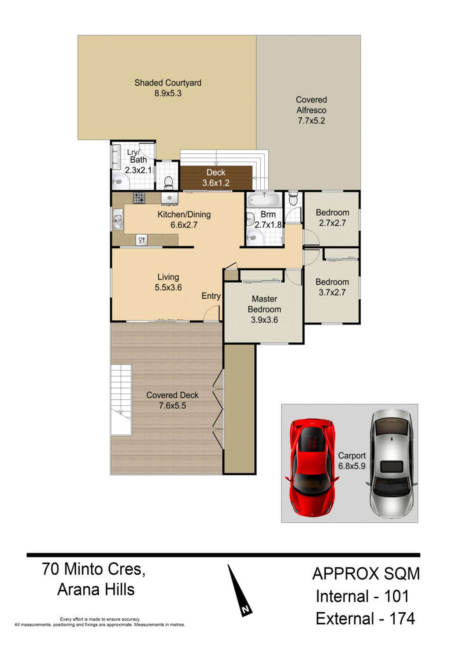Floorplan of Homely house listing, 72 Minto Cres, Arana Hills QLD 4054