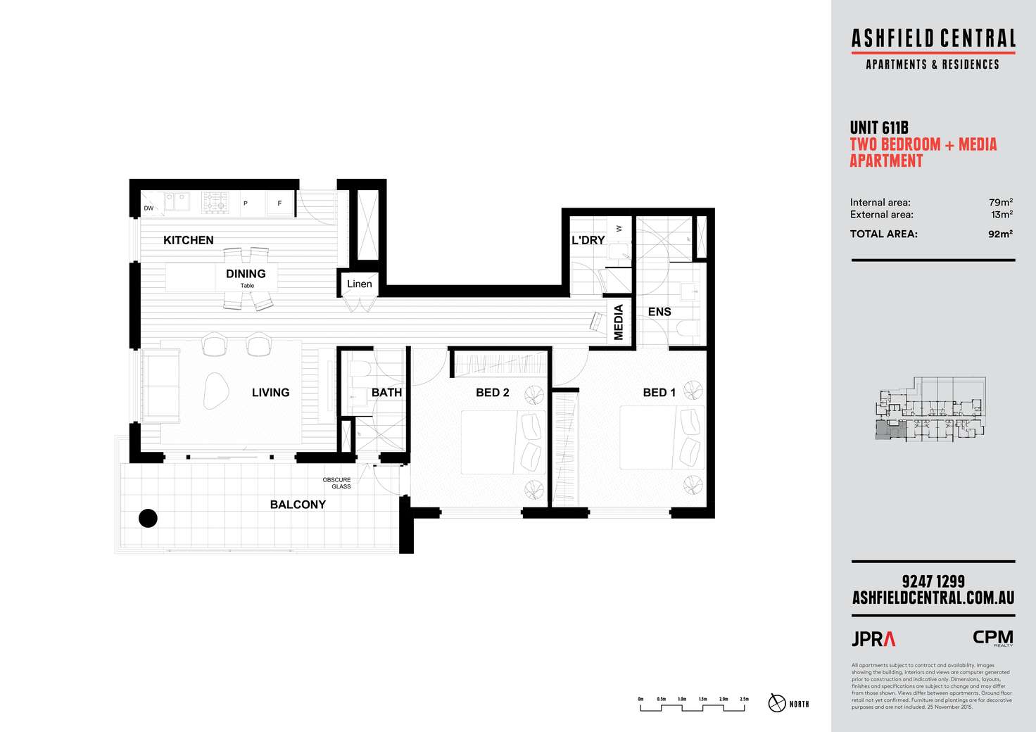 Floorplan of Homely apartment listing, 252-256 Liverpool Road, Ashfield NSW 2131