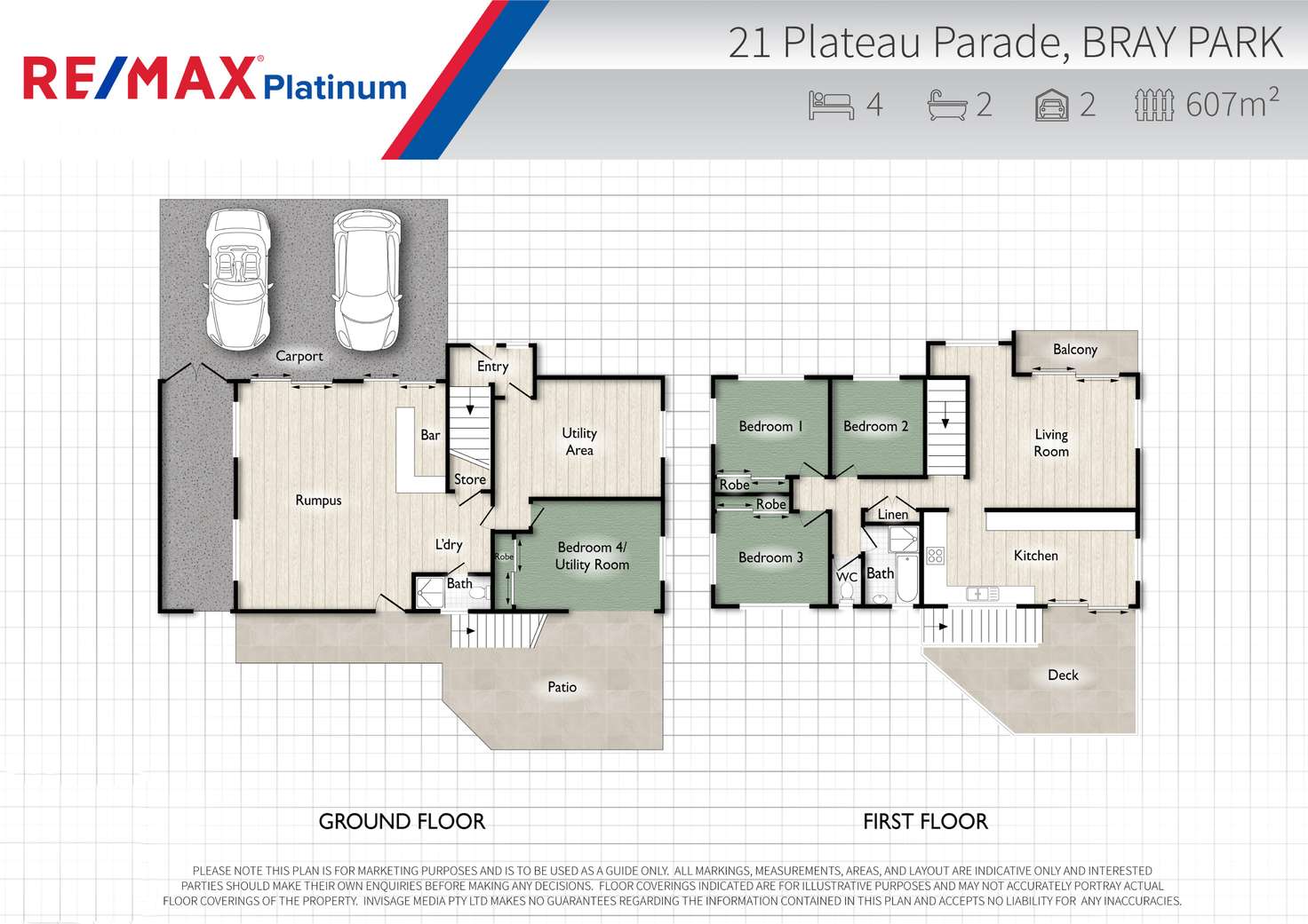 Floorplan of Homely house listing, 21 Plateau Parade, Bray Park QLD 4500