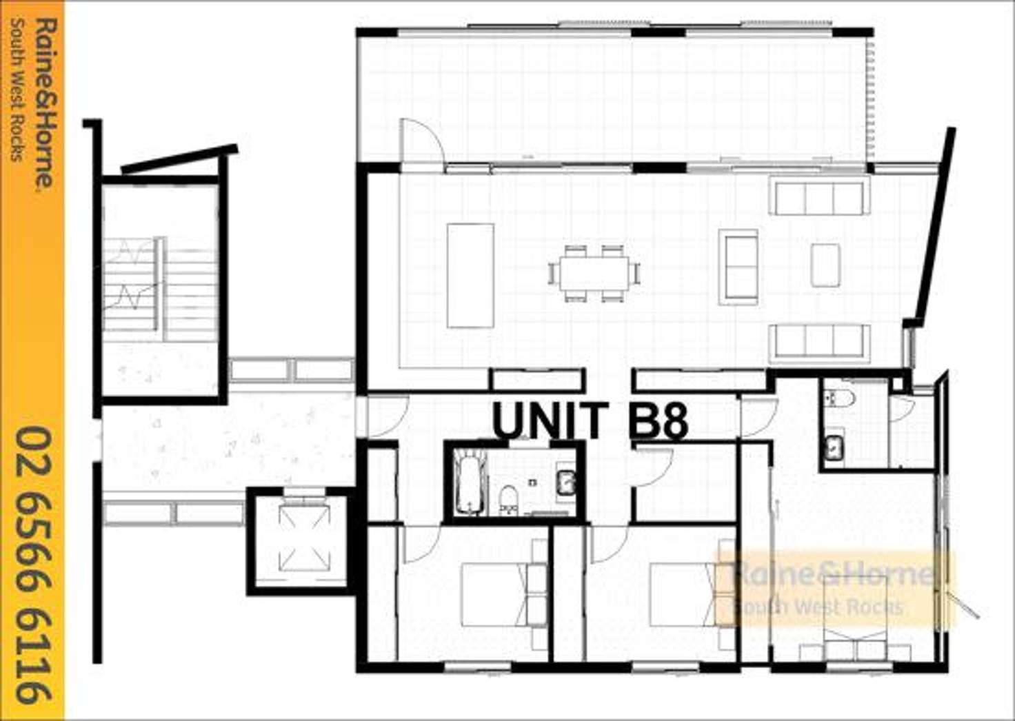 Floorplan of Homely unit listing, b8/19 Gregory Street, South West Rocks NSW 2431