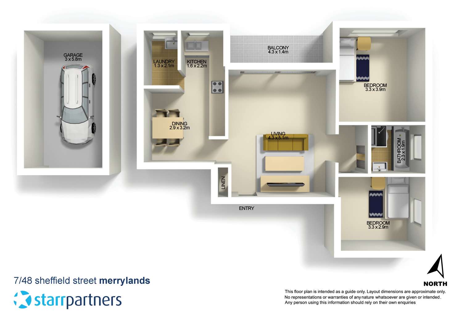 Floorplan of Homely unit listing, 7/48-50 Sheffield Street, Merrylands NSW 2160