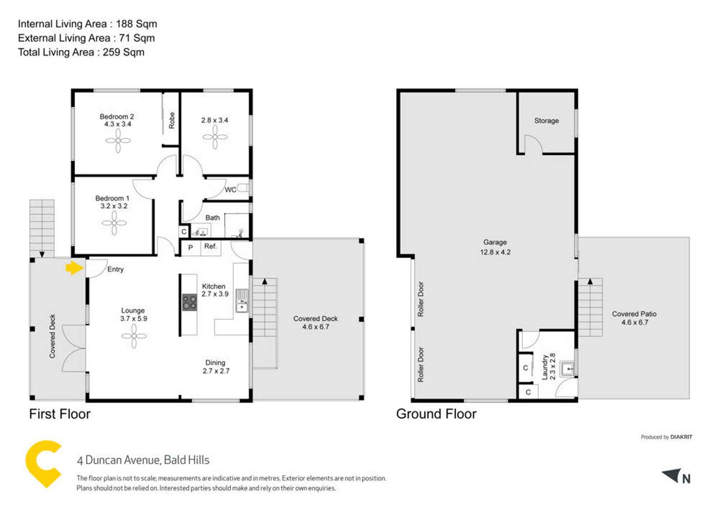 Floorplan of Homely house listing, 4 Duncan Avenue, Bald Hills QLD 4036