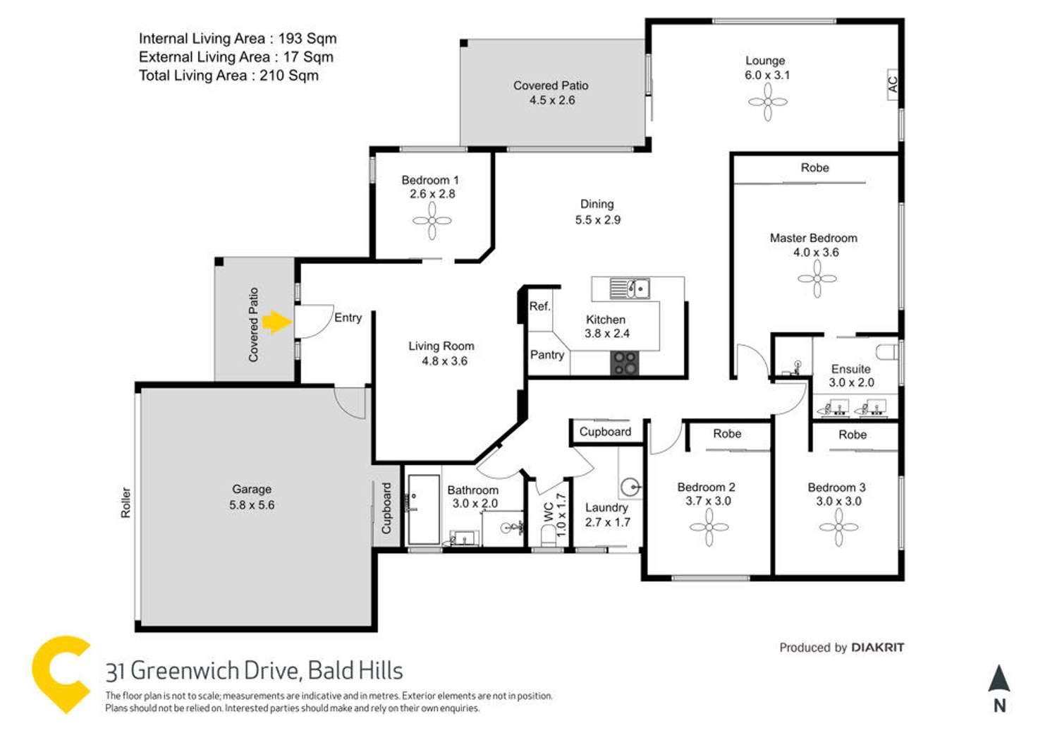 Floorplan of Homely house listing, 31 Greenwich Drive, Bald Hills QLD 4036