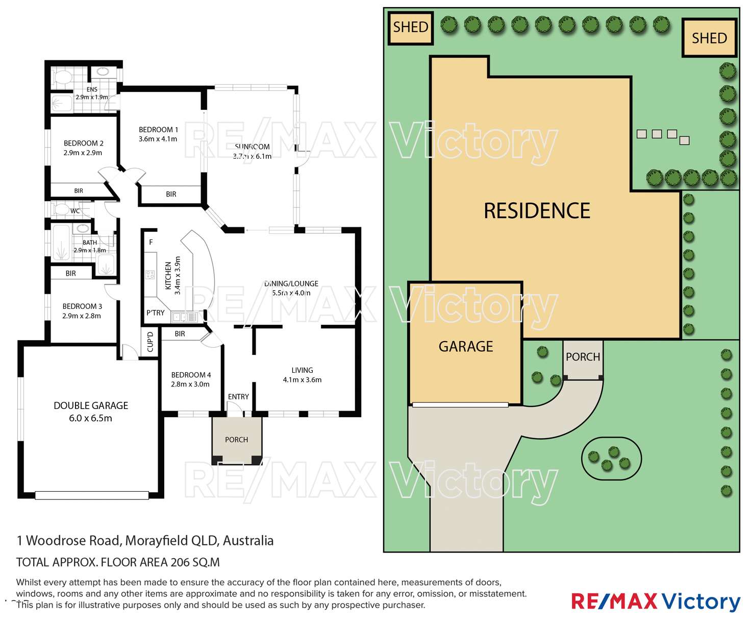 Floorplan of Homely house listing, 1 Woodrose Road, Morayfield QLD 4506