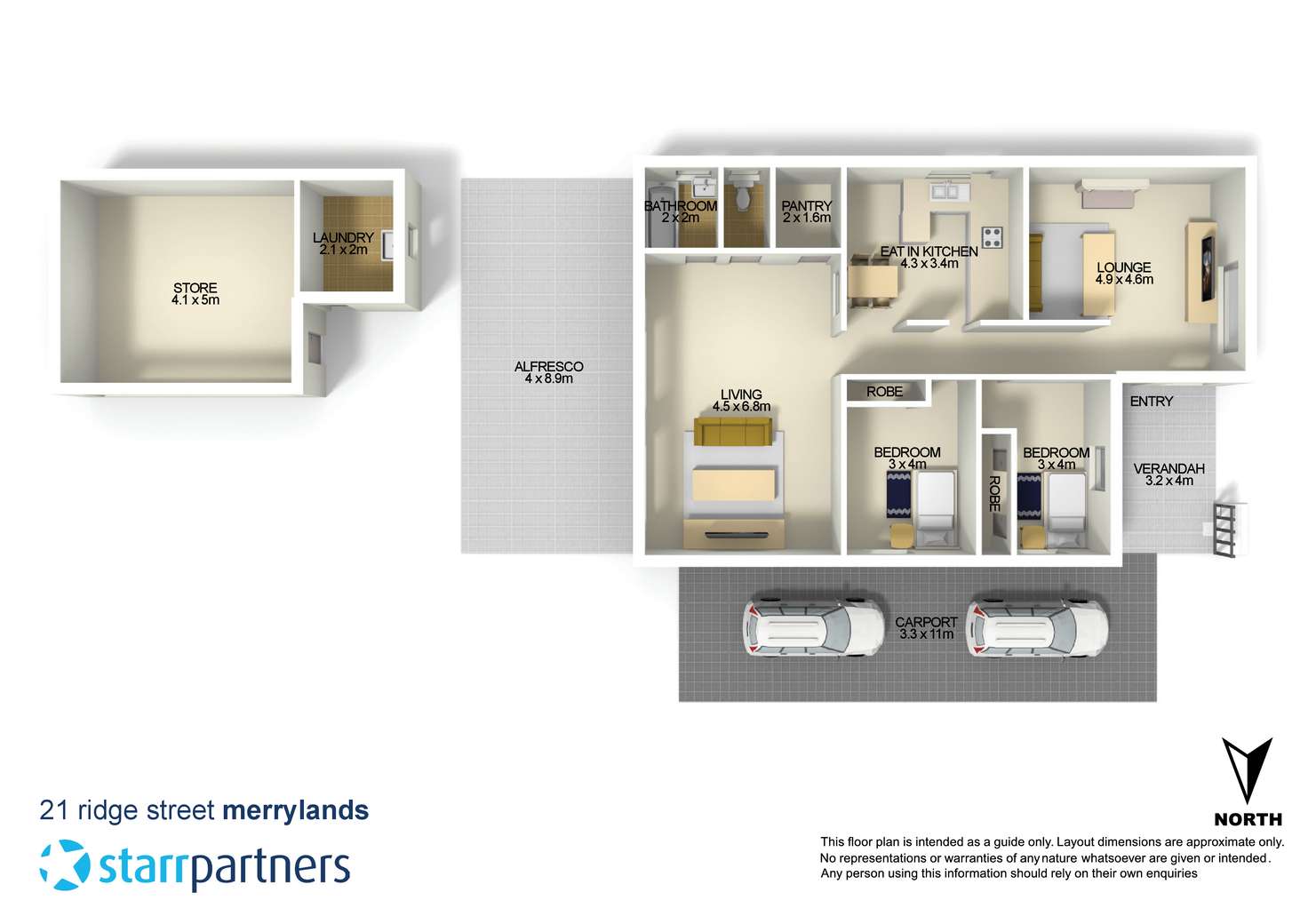 Floorplan of Homely house listing, 21 Ridge Street, Merrylands NSW 2160