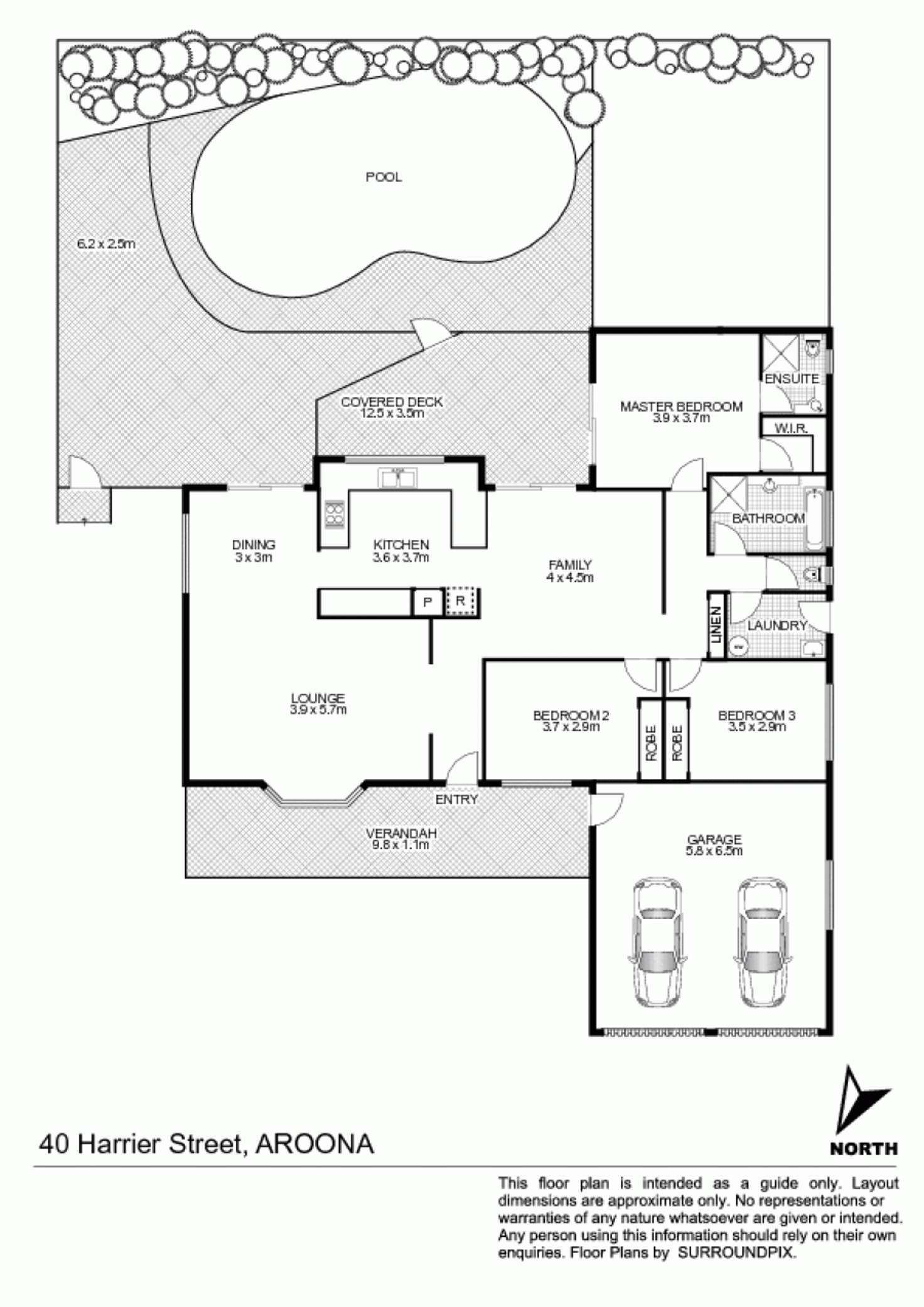 Floorplan of Homely house listing, 40 Harrier Street, Aroona QLD 4551