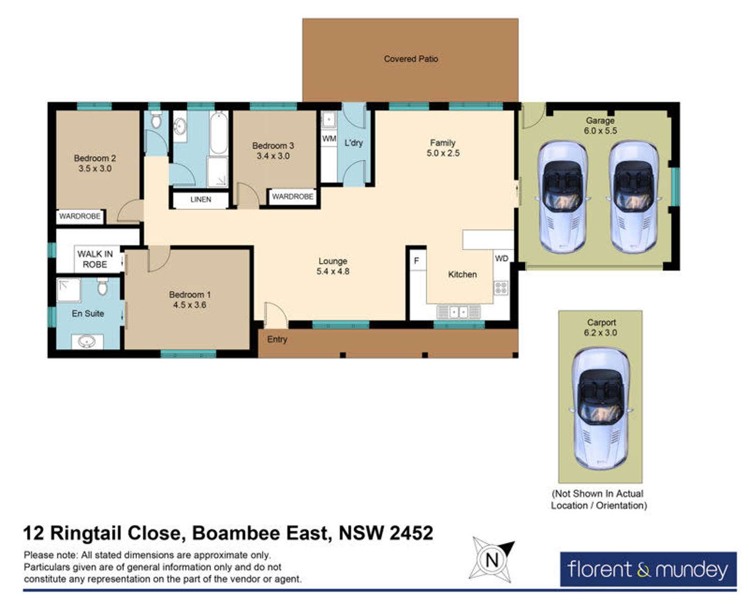 Floorplan of Homely villa listing, 12 & 12A Ringtail Close, Boambee East NSW 2452