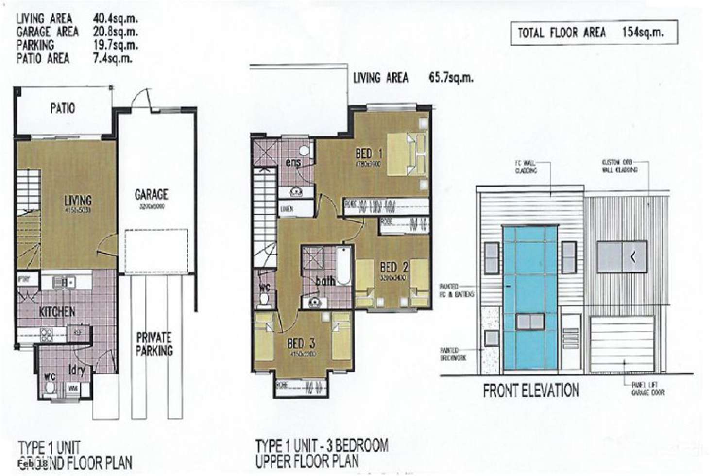 Floorplan of Homely townhouse listing, 143/71 Stanley Street, Brendale QLD 4500