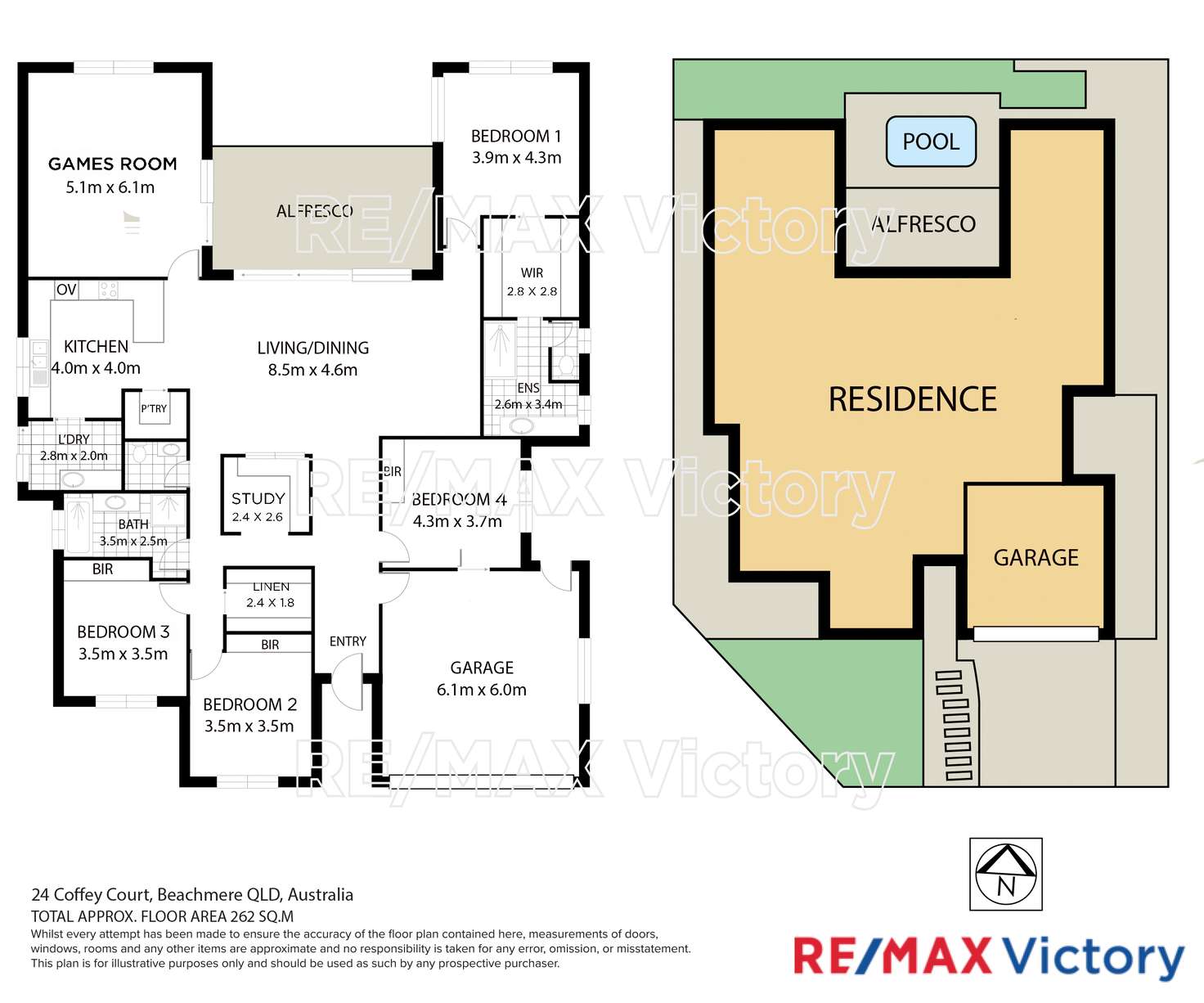 Floorplan of Homely house listing, 24 Coffey Court, Beachmere QLD 4510