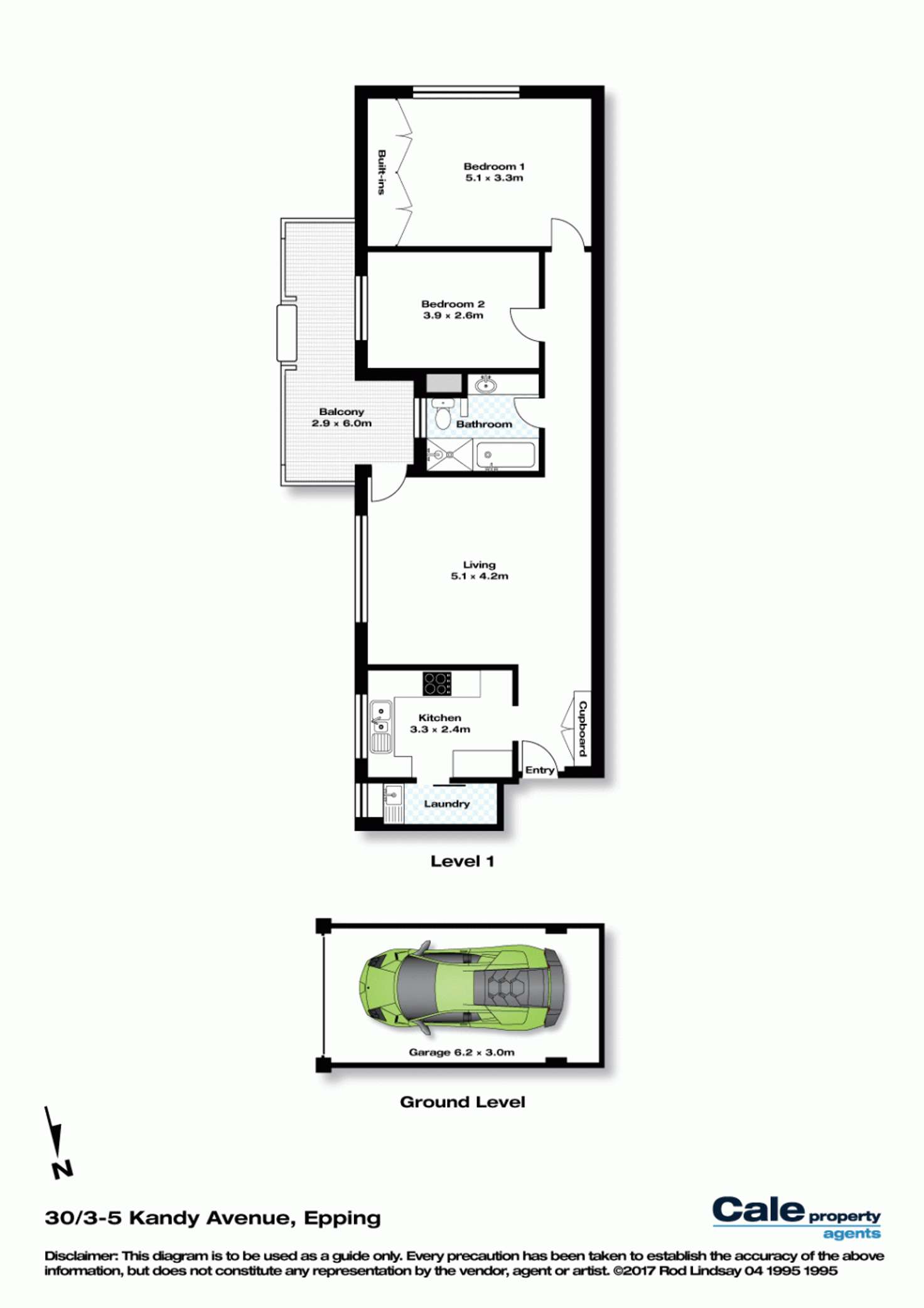 Floorplan of Homely unit listing, 30/3-5 Kandy Avenue, Epping NSW 2121